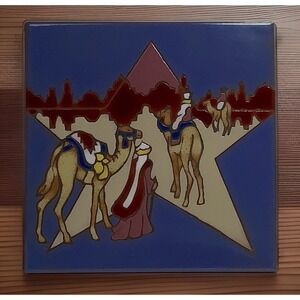 3 Mag Mor Studios  Beautiful Tiles Wisemen Shepherds Holy Jesus‎ Birth Bethlehem